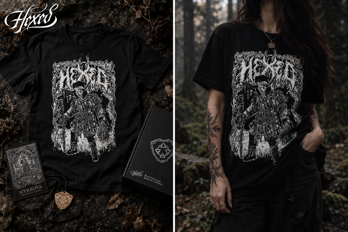 The Harvest Finnish folklore T-shirt by HEXED